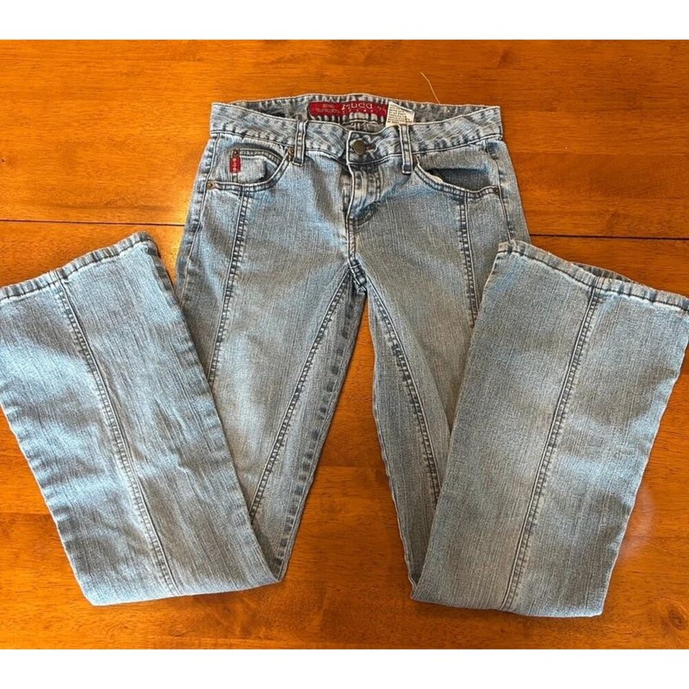 Mudd Size 7 Light Wash Flare Jeans Y2K